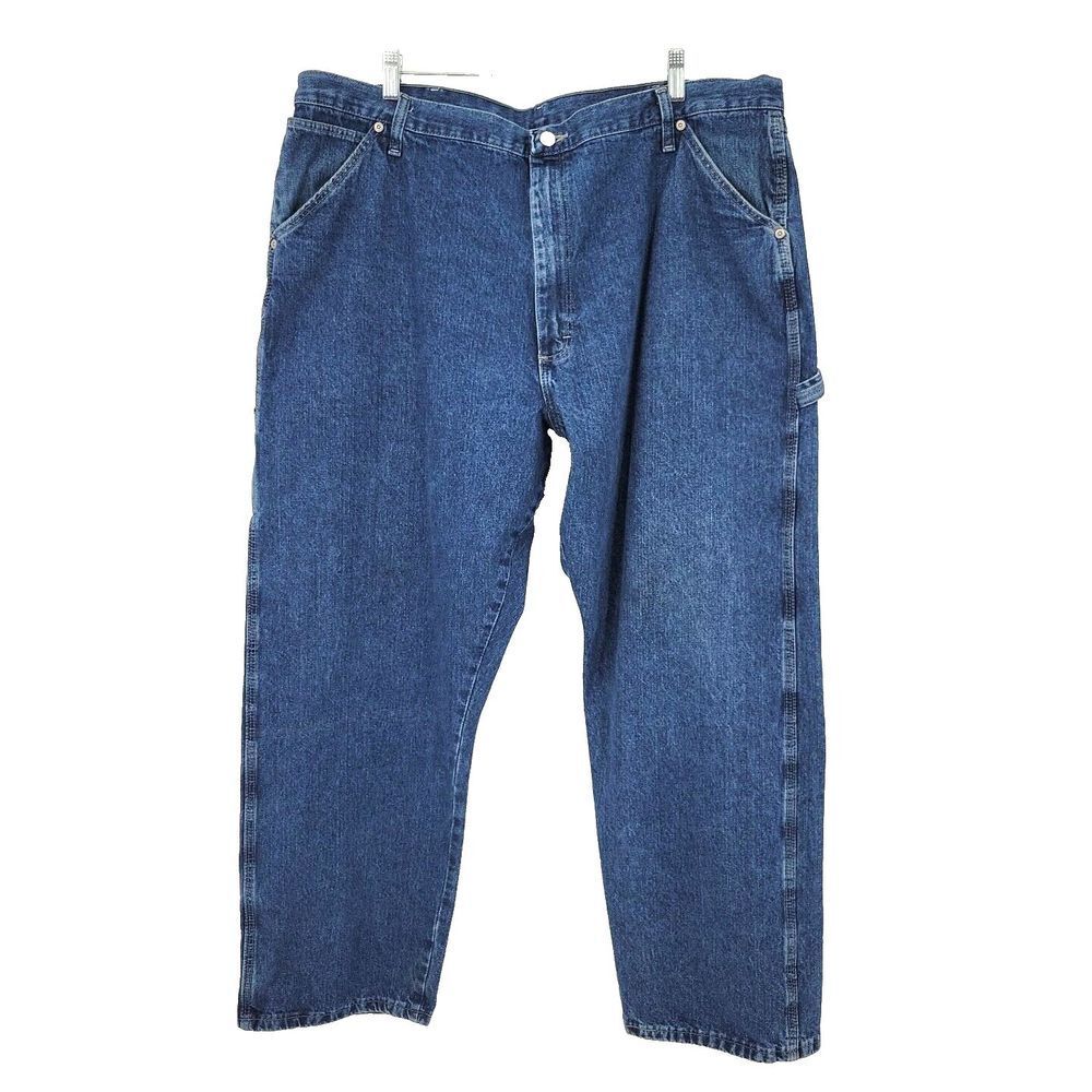 Wrangler Mens Carpenter Jeans Size 42x30 Nice Condition 100% Cotton